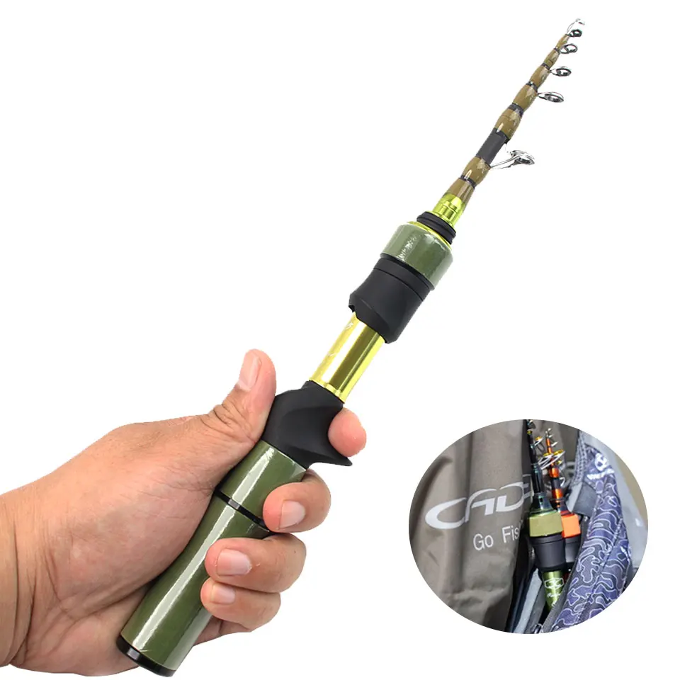 Портативная телескопическая карбоновая приманка - мини-карманная удочка, универсальная для пресноводной и соленой рыбалки на открытом воздухе
Портативная телескопическая карбоновая приманка - мини-карманная удочка, универсальная для пресноводной и соленой рыбалки на открытом воздухе