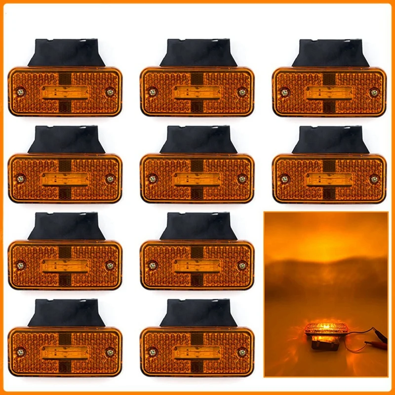 12V 24V Clearance Light Warning Light Tail Light For Car Truck Trailer LED Side Marker Light Turn Signal Light
12V 24V Clearance Light Warning Light Tail Light For Car Truck Trailer LED Side Marker Light Turn Signal Light