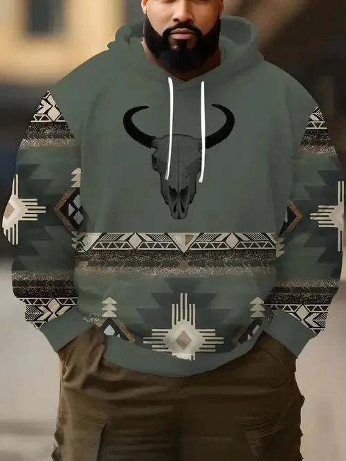 Casual Hood Sweatshirt Ethnic Geometric 3D Print Hoodie Cowboy Hooded Long Sleeve Sweatshirt Oversized pullover Man Hoodies
Casual Hood Sweatshirt Ethnic Geometric 3D Print Hoodie Cowboy Hooded Long Sleeve Sweatshirt Oversized pullover Man Hoodies