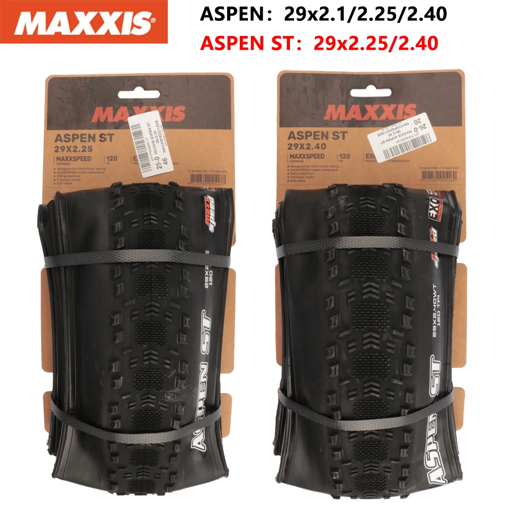MAXXIS ASPEN ST Original XC Off-road Bicycle Tires Mountain Bike Vacuum Tires Anti Puncture Tubeless Bike Tire 29x2.1/2.25/2.4
MAXXIS ASPEN ST Original XC Off-road Bicycle Tires Mountain Bike Vacuum Tires Anti Puncture Tubeless Bike Tire 29x2.1/2.25/2.4