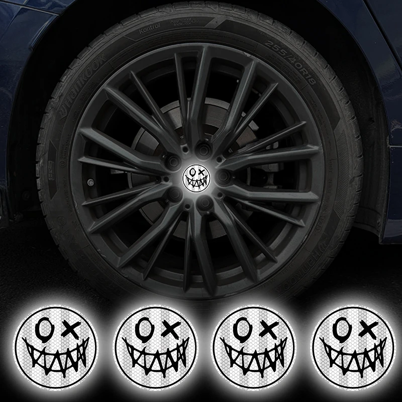 4 шт. светоотражающие наклейки для автомобиля с улыбающимся лицом, водонепроницаемые, предупреждающие о безопасности ночного вождения, виниловые наклейки для DIY автомобиля, грузовика, внедорожника, ступицы колес
4 шт. светоотражающие наклейки для автомобиля с улыбающимся лицом, водонепроницаемые, предупреждающие о безопасности ночного вождения, виниловые наклейки для DIY автомобиля, грузовика, внедорожника, ступицы колес