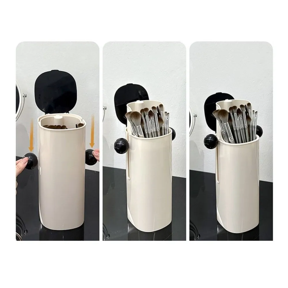 Large Capacity Automatic Lifting Makeup Brush Holder Dustproof with Lid Makeup Brush Storage Tube Waterproof Press Type
Large Capacity Automatic Lifting Makeup Brush Holder Dustproof with Lid Makeup Brush Storage Tube Waterproof Press Type