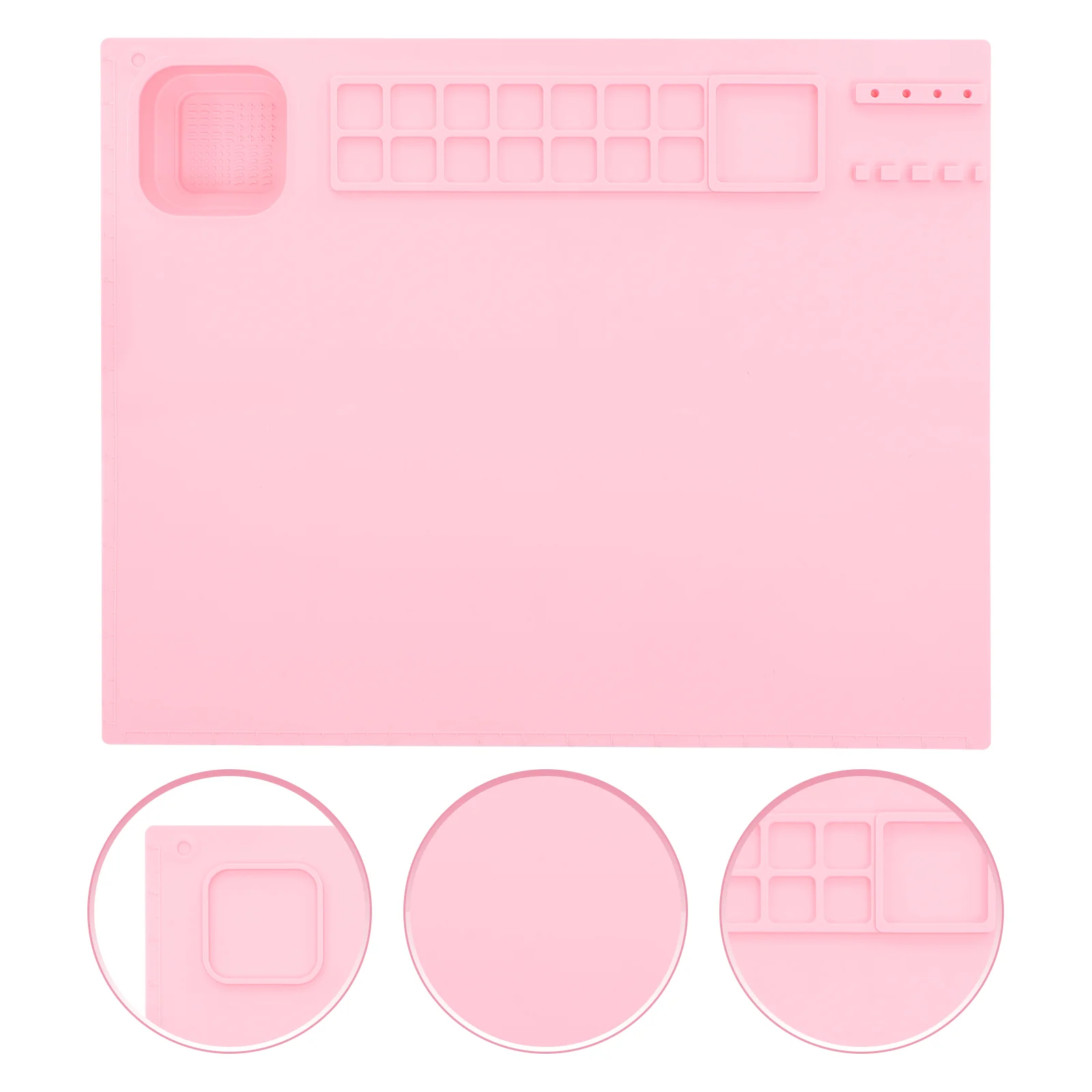 Silicone Paint Palette Watercolor Pigment Board Reusable Compact Lightweight Portable Painting Color
Silicone Paint Palette Watercolor Pigment Board Reusable Compact Lightweight Portable Painting Color