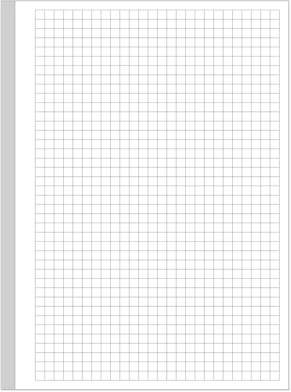A5 Unpunched Grid Refill Paper for Ring Binder Discbound Notebook, 100 Sheets/200 Pages Graph Paper, 5.8" x 8.3", 100gsm
A5 Unpunched Grid Refill Paper for Ring Binder Discbound Notebook, 100 Sheets/200 Pages Graph Paper, 5.8" x 8.3", 100gsm