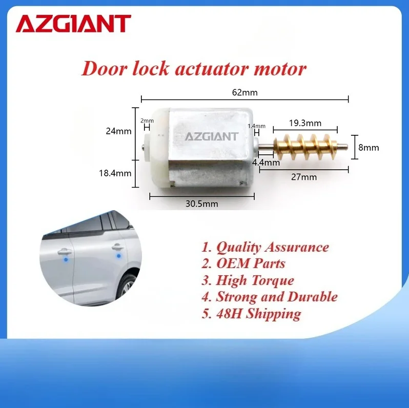 AZGIANT Car door lock motor for 2002-2007 Ford Mondeo III MK3 High Quality 12V Metal Carbon Brush Brand New OEM Replacement
AZGIANT Car door lock motor for 2002-2007 Ford Mondeo III MK3 High Quality 12V Metal Carbon Brush Brand New OEM Replacement