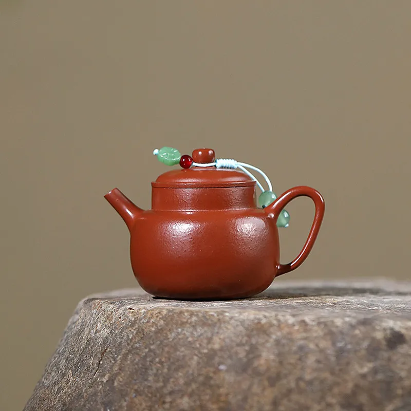 Tradition Handmade Yixing Purple Clay Teapot Household Tea Pot Beauty Tea Infuser Kettle Chinese Raw Ore Zisha Tea Set 110ml
Tradition Handmade Yixing Purple Clay Teapot Household Tea Pot Beauty Tea Infuser Kettle Chinese Raw Ore Zisha Tea Set 110ml