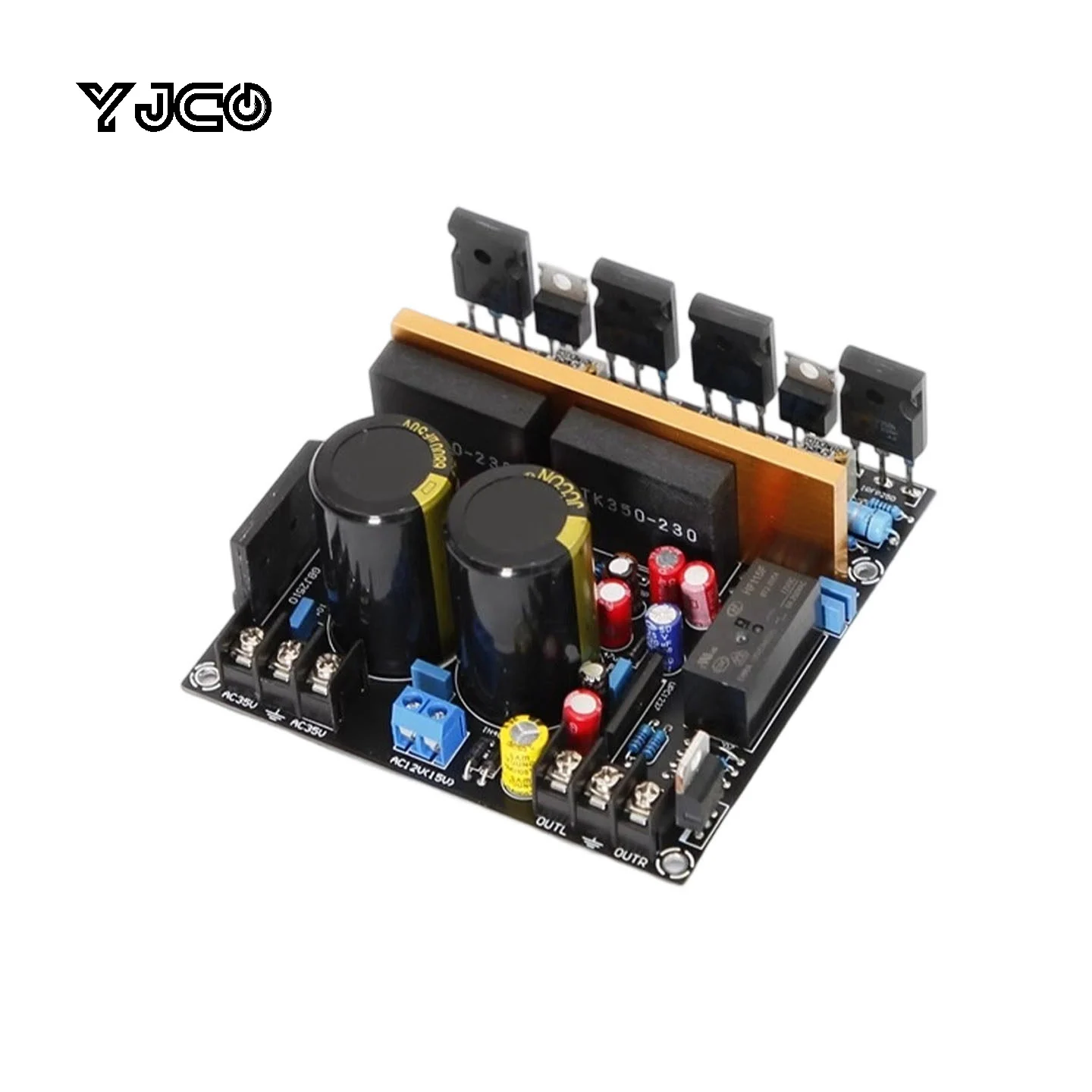 YJCO STK350‑230 2‑Channel MOSFET HiFi Power Amplifier Board 180W×2@4Ω Class AB Adjustable Class A Tube‑Sound Amp Board
YJCO STK350‑230 2‑Channel MOSFET HiFi Power Amplifier Board 180W×2@4Ω Class AB Adjustable Class A Tube‑Sound Amp Board