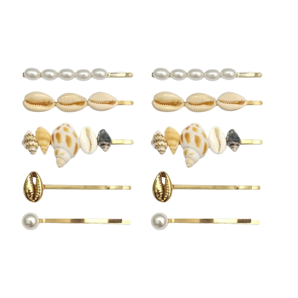 10 Pcs Shell Hair Clip Set Clips for Women Headdress Hairpin Pearl Headwear Bobby Pins Vacation Accessories
10 Pcs Shell Hair Clip Set Clips for Women Headdress Hairpin Pearl Headwear Bobby Pins Vacation Accessories