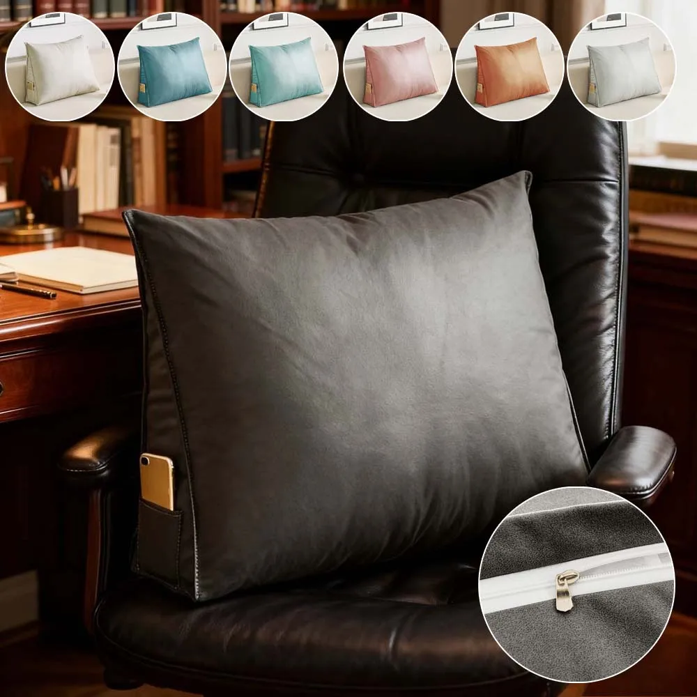 60/70/80cm Removable Triangle Lumbar Pillow Large Wedge Reading Pillows Backrest Cushion for Sofa Office Bedroom Tatami 침대헤드 쿠션
60/70/80cm Removable Triangle Lumbar Pillow Large Wedge Reading Pillows Backrest Cushion for Sofa Office Bedroom Tatami 침대헤드 쿠션