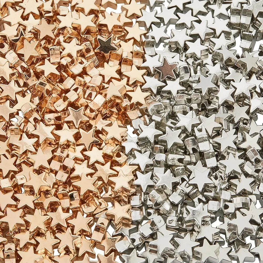 CCB Plastic Beads Star Mixed Color 7.8x8x3mm Hole: 1.6mm 300pcs/color
CCB Plastic Beads Star Mixed Color 7.8x8x3mm Hole: 1.6mm 300pcs/color