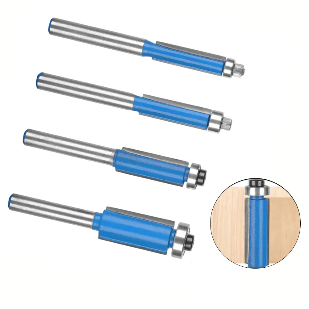6mm Shank Milling Cutter Flush Trim With Bearing Router Bit Woodworking MIlling Cutter For Wood BIT Router Bit Set
6mm Shank Milling Cutter Flush Trim With Bearing Router Bit Woodworking MIlling Cutter For Wood BIT Router Bit Set