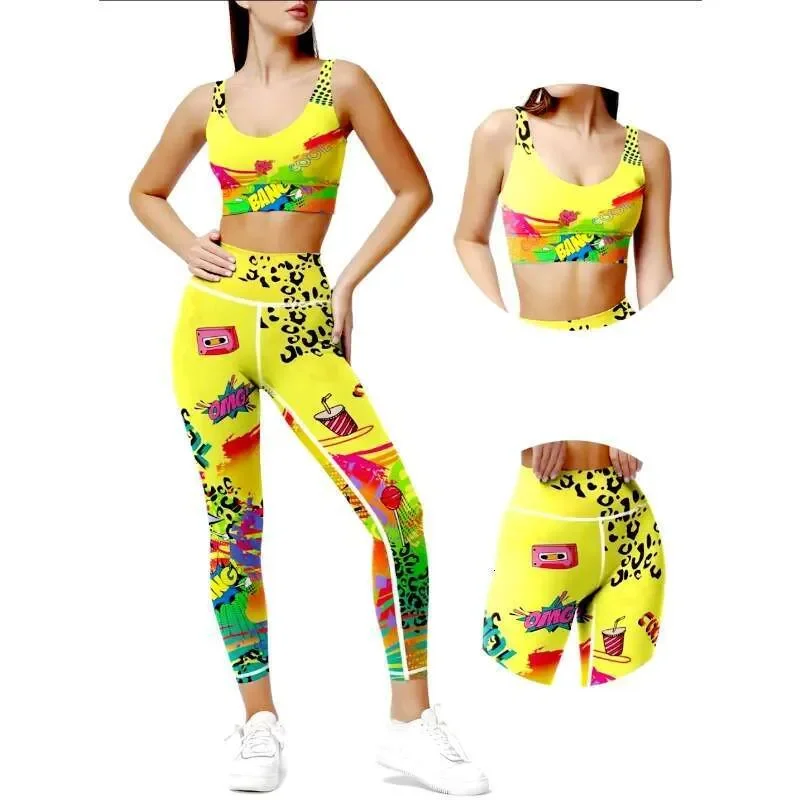 New Fashion Printed High Elastic Sports Hip Lift Running Suit Fiess Tights Yoga Clothing Women Workout Set
New Fashion Printed High Elastic Sports Hip Lift Running Suit Fiess Tights Yoga Clothing Women Workout Set