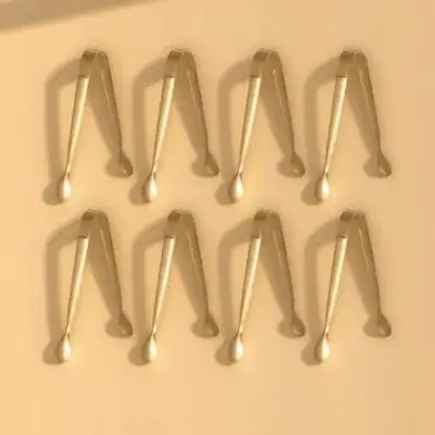 8pcs Stainless Steel Ice Clip Sugar Tongs Serving Utensils Cube Food Tools Heat Resistant Corrosion Proof Kitchen Gadgets
8pcs Stainless Steel Ice Clip Sugar Tongs Serving Utensils Cube Food Tools Heat Resistant Corrosion Proof Kitchen Gadgets