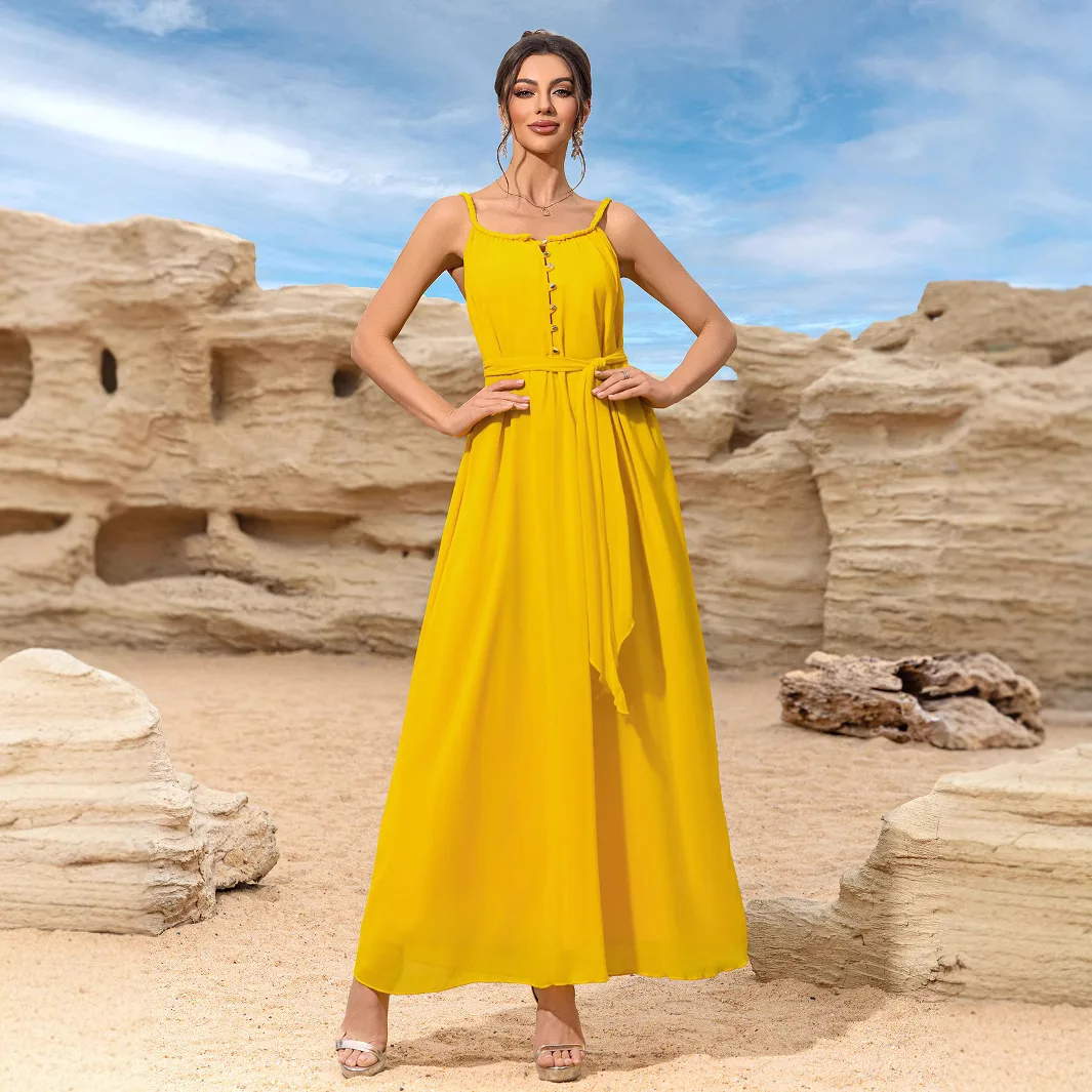 Новое летнее платье Bali Seaside Resort, желтая пляжная юбка, женское тонкое корейское платье, платье супер феи, летнее платье, халат, женское платье
Новое летнее платье Bali Seaside Resort, желтая пляжная юбка, женское тонкое корейское платье, платье супер феи, летнее платье, халат, женское платье