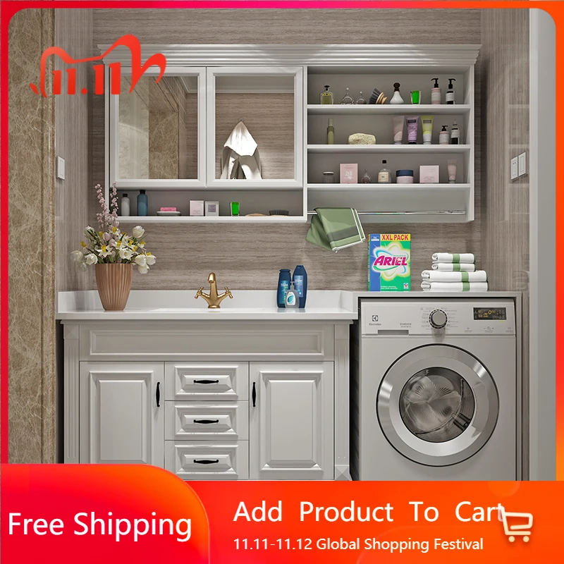 Эстетический шкаф для мытья на балконе, американская полка, шкаф для ванной комнаты, раковина, умывальник, мобильный шкаф для ванной комнаты Lavatrice
Эстетический шкаф для мытья на балконе, американская полка, шкаф для ванной комнаты, раковина, умывальник, мобильный шкаф для ванной комнаты Lavatrice