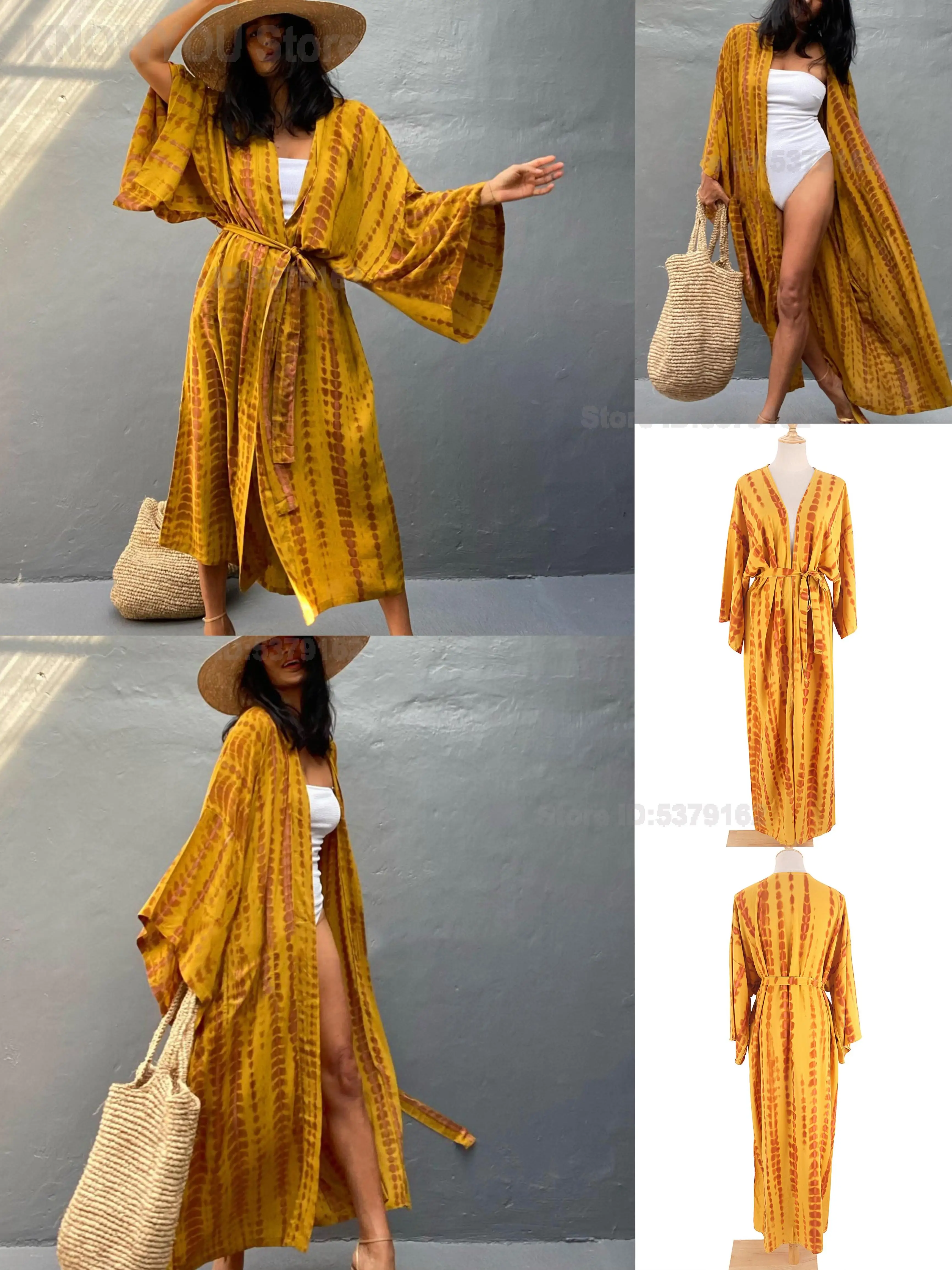 Boho Stripe Tie Dye Swimsuit Cover Up Kimonos Ponchos Bikini Beachwear Beach Robe Femme Long Dress Tunic Sarong Cardigan
Boho Stripe Tie Dye Swimsuit Cover Up Kimonos Ponchos Bikini Beachwear Beach Robe Femme Long Dress Tunic Sarong Cardigan