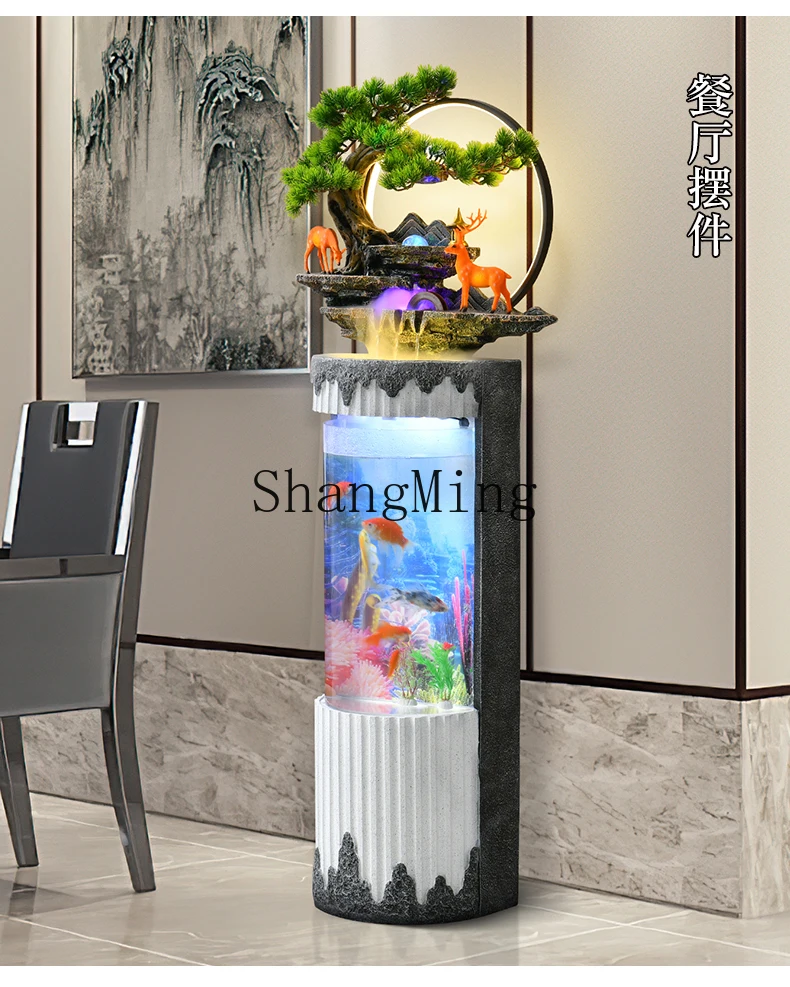 HJ living room fish tank flowing water ornament rockery floor lobby hotel clubhouse tea room landscape home decoration
HJ living room fish tank flowing water ornament rockery floor lobby hotel clubhouse tea room landscape home decoration
