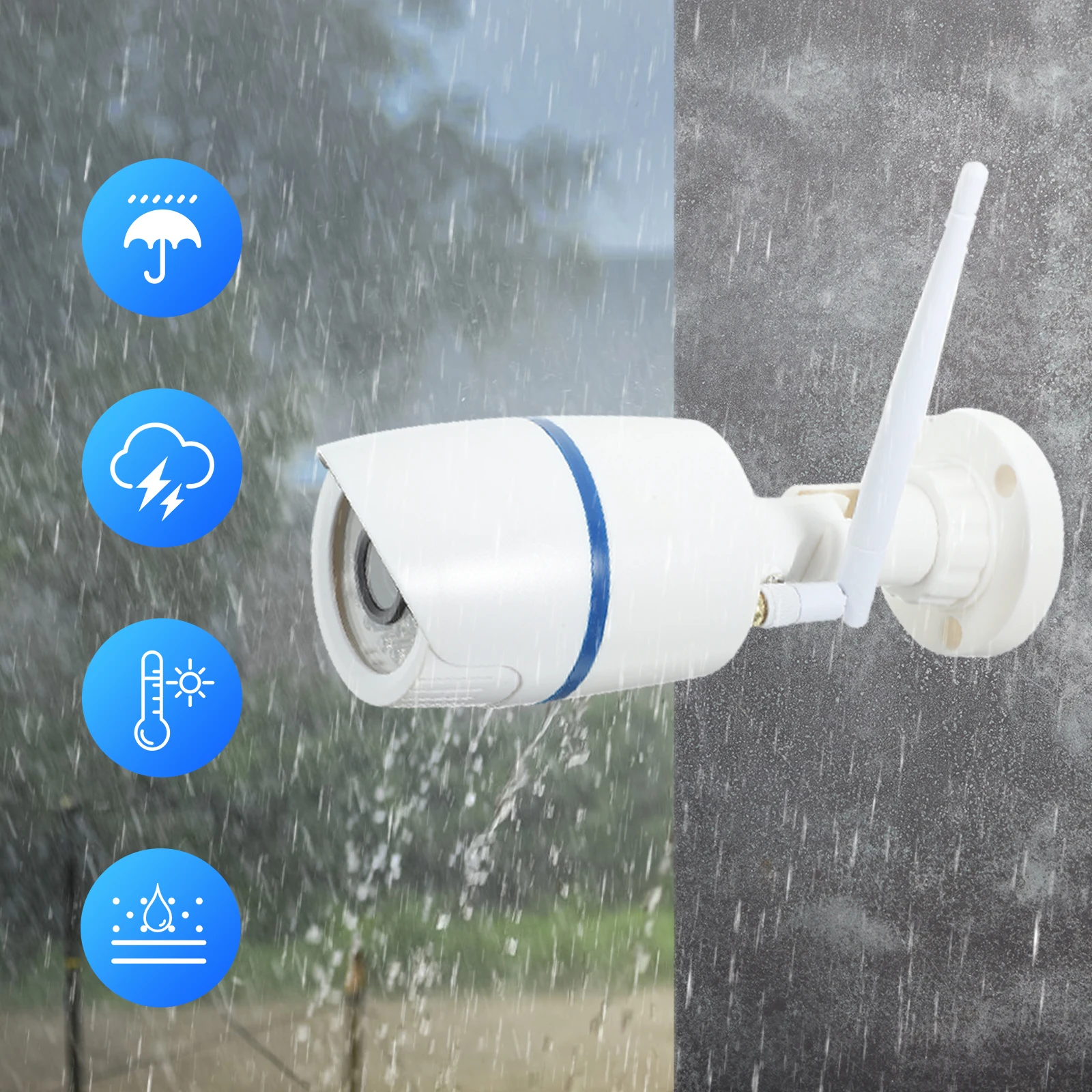2.0MP HD Wireless Night Vision Monitor Dual-Stream H.264 Compression Audio Micro Slot 64GB 
2.0MP HD Wireless Night Vision Monitor Dual-Stream H.264 Compression Audio Micro Slot 64GB