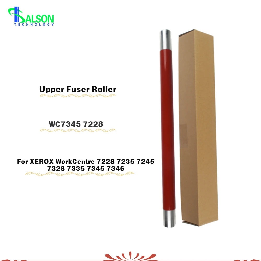 High Quality Compatible WC7345 7228 Upper Roller Apply to XEROX WorkCentre 7228 7235 7245 7328 7335 7345 7346 Fuser Roller
High Quality Compatible WC7345 7228 Upper Roller Apply to XEROX WorkCentre 7228 7235 7245 7328 7335 7345 7346 Fuser Roller
