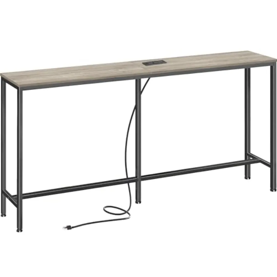 Console Table with Outlet 63 Inch Sofa Table with Charging Station Narrow Hallway Entryway Table Behind Couch Table for Living
Console Table with Outlet 63 Inch Sofa Table with Charging Station Narrow Hallway Entryway Table Behind Couch Table for Living