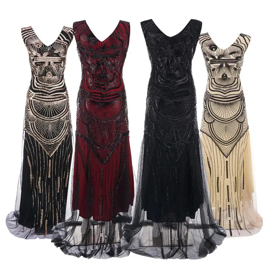 Women Roaring Twentie Long Dress For 1920S Party Evening Prom Sexy Vintage Great Gatsby Fringed Maxi Dress Tassel Bodycon
Women Roaring Twentie Long Dress For 1920S Party Evening Prom Sexy Vintage Great Gatsby Fringed Maxi Dress Tassel Bodycon
