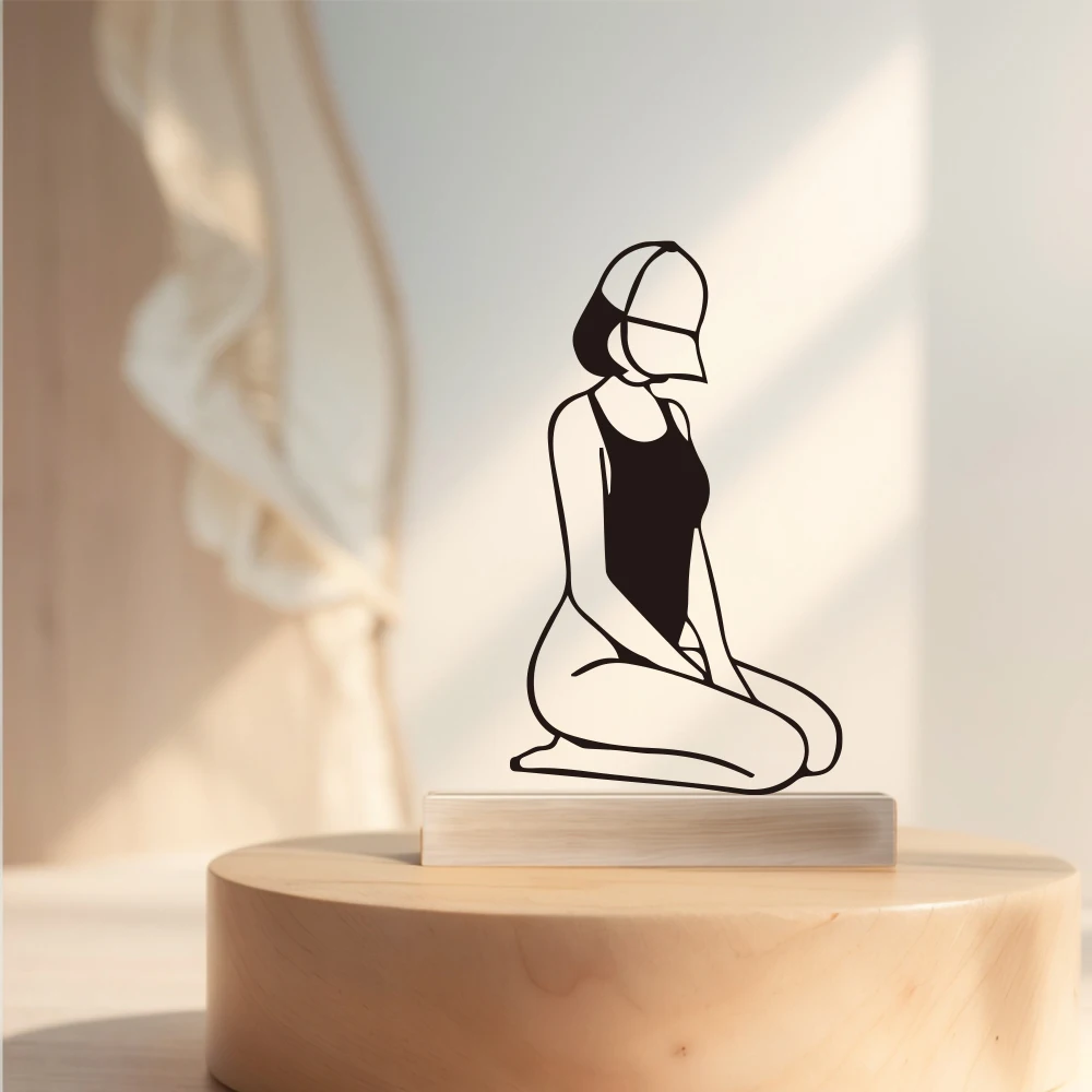 Minimalist Girl in a peaked cap Metal Statue Iron Sculpture Art Figurine With Wood Base Study Desktop Decoration
Minimalist Girl in a peaked cap Metal Statue Iron Sculpture Art Figurine With Wood Base Study Desktop Decoration
