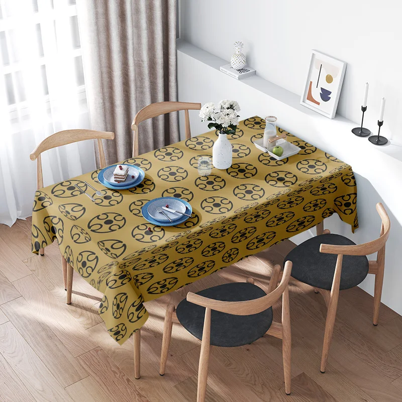 Modern Retro Style Printed Tablecloth for Home Decoration Yellow Black Circles Design (150x230cm)
Modern Retro Style Printed Tablecloth for Home Decoration Yellow Black Circles Design (150x230cm)