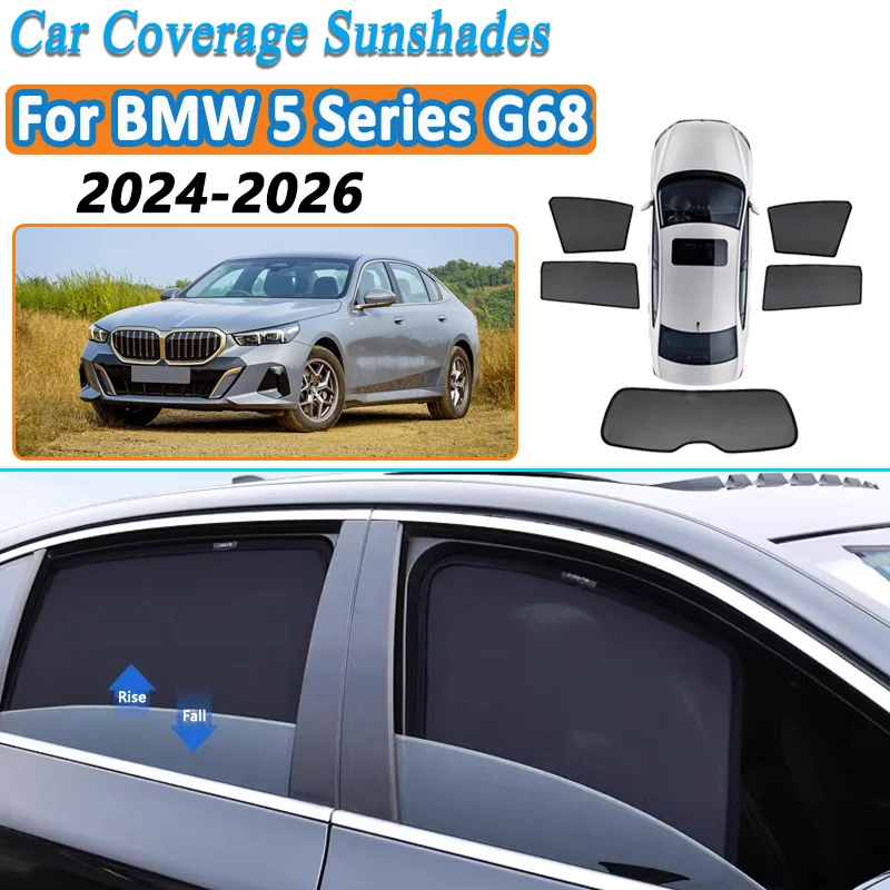 Car Mesh Shades For BMW 5 Series G68 2024 2025 2026 LWB Window Sunshades Sunscreen Privacy Curtains Sun Visors Auto Accessories
Car Mesh Shades For BMW 5 Series G68 2024 2025 2026 LWB Window Sunshades Sunscreen Privacy Curtains Sun Visors Auto Accessories