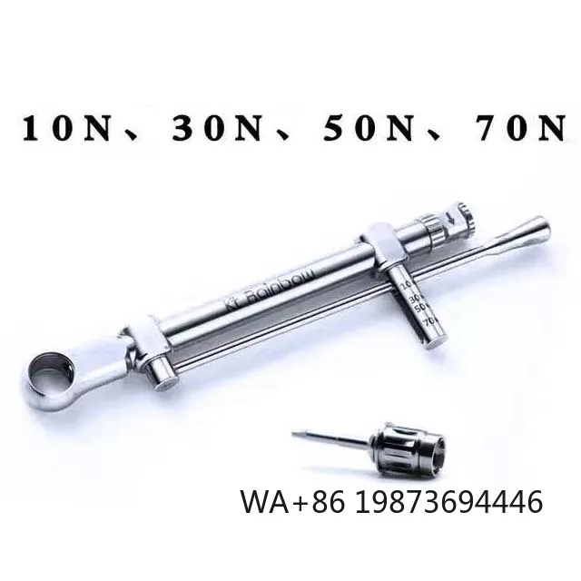 Stainless Steel Dental Torque Ratchet Wrench Handle Professional Manual Instrument Accessory Tool
Stainless Steel Dental Torque Ratchet Wrench Handle Professional Manual Instrument Accessory Tool