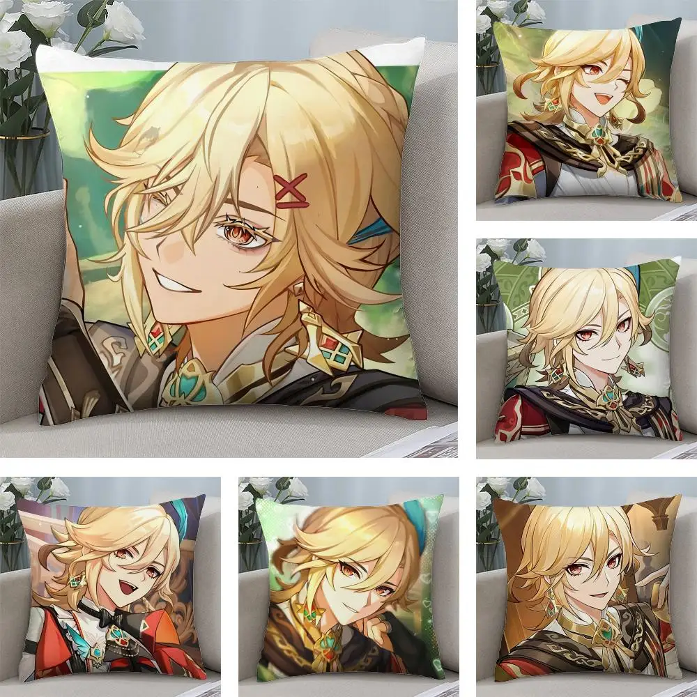 Kaveh Genshin Game Cushion Cover Square Pillow Bedroom Sofa Leisure Comfort Living Room Home Decoration 40X40
Kaveh Genshin Game Cushion Cover Square Pillow Bedroom Sofa Leisure Comfort Living Room Home Decoration 40X40