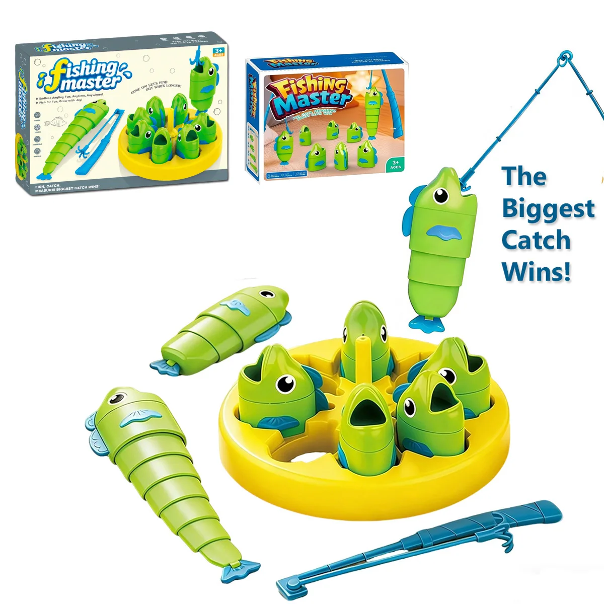 Fishing Master Blind Fishing Luck Challenge Board Game, Family Party Game, Christmas Birthday Holiday Gift for Kids Ages 3+
Fishing Master Blind Fishing Luck Challenge Board Game, Family Party Game, Christmas Birthday Holiday Gift for Kids Ages 3+