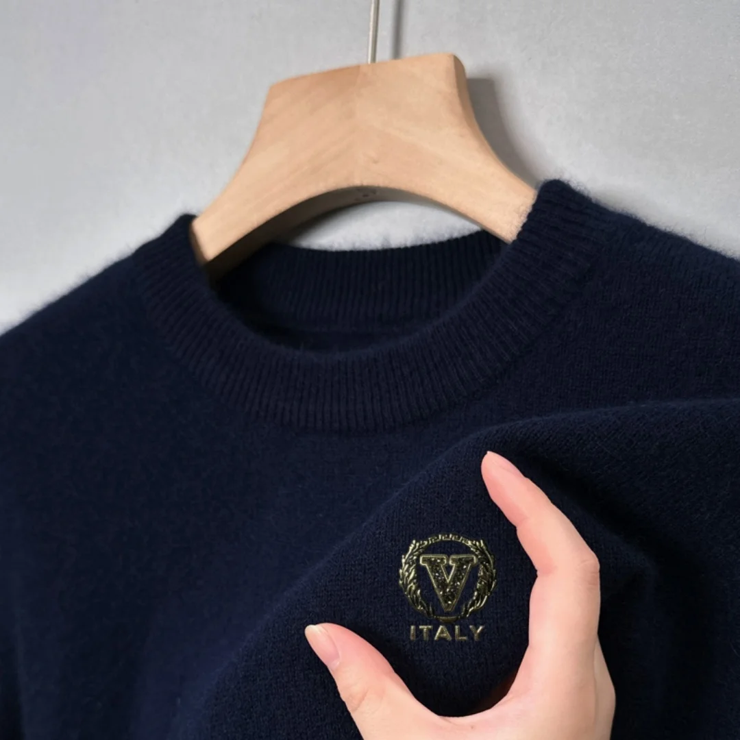 Exquisite Letter Print Men's Knit Sweater O-Neck Thicken Warm Pullover Hot Sale Winter Casual Versatile Anti-pilling Men's Wear
Exquisite Letter Print Men's Knit Sweater O-Neck Thicken Warm Pullover Hot Sale Winter Casual Versatile Anti-pilling Men's Wear