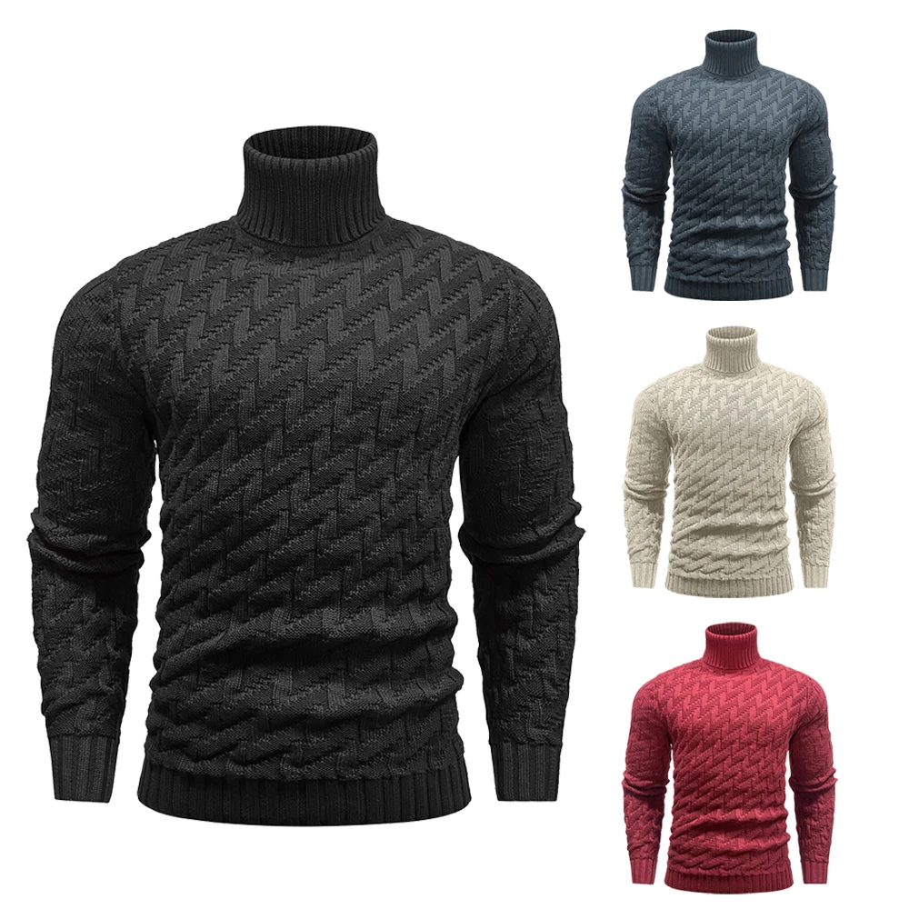 Men's Sweater Spring High Collar Pullover Sweater Mock Neck Lightweight Casual Fashion Knitted Soft Sweater US Size
Men's Sweater Spring High Collar Pullover Sweater Mock Neck Lightweight Casual Fashion Knitted Soft Sweater US Size