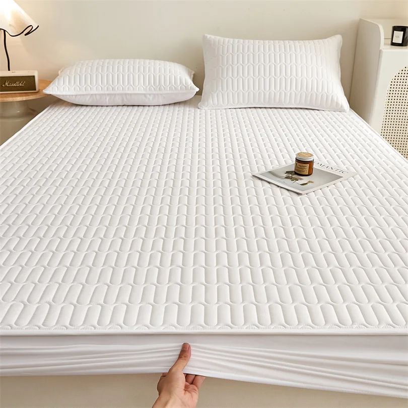 Хлопковая простыня класса A с резинкой. Односпальная двуспальная кровать Queen King. Матрас. Утолщенные стеганые хлопковые простыни.
Хлопковая простыня класса A с резинкой. Односпальная двуспальная кровать Queen King. Матрас. Утолщенные стеганые хлопковые простыни.