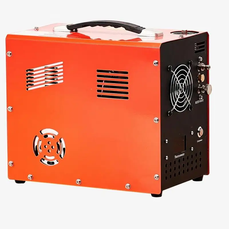 PCP Air Pump 4500PSI/30Mpa For Air Rifle Paintball Tank Scuba Diving Bottle, Auto Stop System Built-in Power Converter Fan Cooling DC12V/AC120V Portable High Pressure Design
PCP Air Pump 4500PSI/30Mpa For Air Rifle Paintball Tank Scuba Diving Bottle, Auto Stop System Built-in Power Converter Fan Cooling DC12V/AC120V Portable High Pressure Design