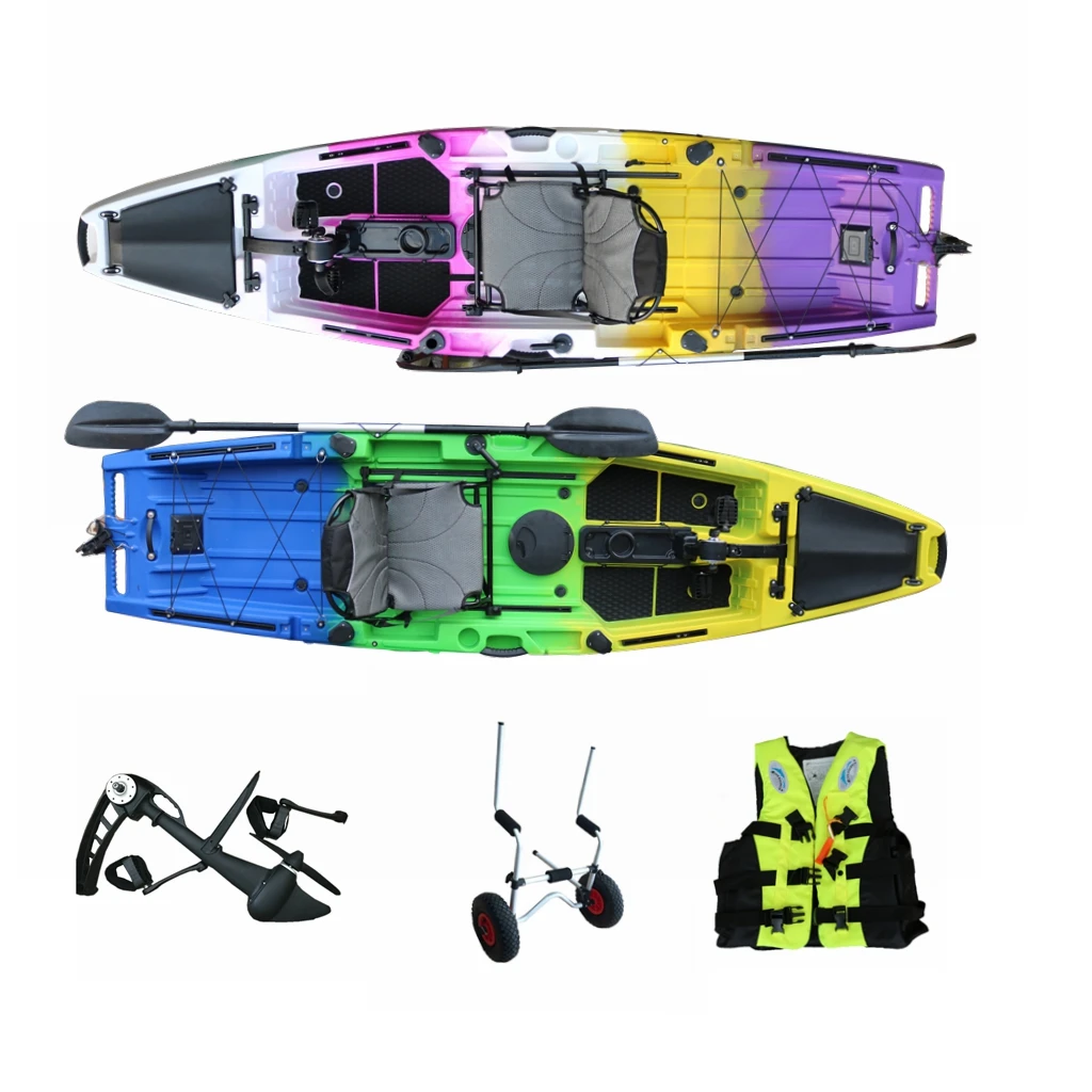 Vicking Wholesale Non- Inflatable Fishing Kayaks Pedal Fishing Single Seat Kayak for Watersports
Vicking Wholesale Non- Inflatable Fishing Kayaks Pedal Fishing Single Seat Kayak for Watersports