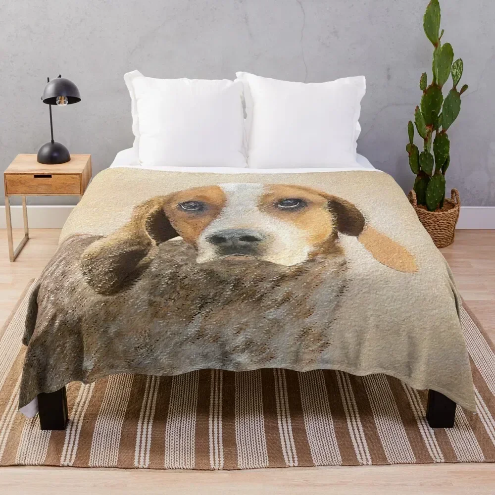 American English Coonhound Painting - Original Dog Art Throw Blanket Fluffy Cozy Throw Blanket for Home Decor
American English Coonhound Painting - Original Dog Art Throw Blanket Fluffy Cozy Throw Blanket for Home Decor