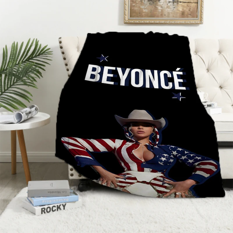 Beyoncé Singer Microfiber Blanket for Winter Soft Plaid With Print Downy Sofa Quilt Catnap Bed Blankets King Lid Throwing Knee
Beyoncé Singer Microfiber Blanket for Winter Soft Plaid With Print Downy Sofa Quilt Catnap Bed Blankets King Lid Throwing Knee
