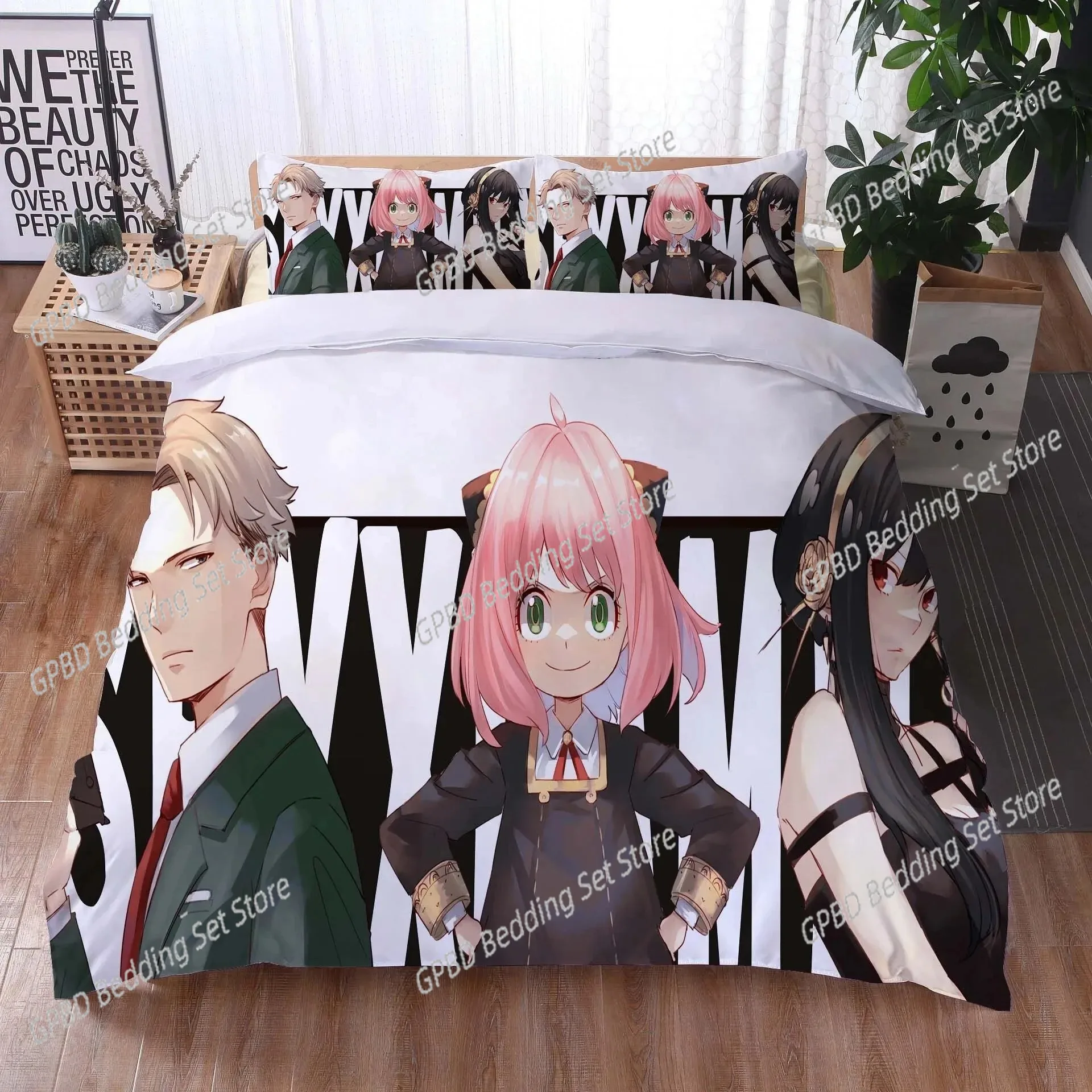Anime Spy Family Anya Bedding Set,Duvet Cover Comforter Bed Set Quilt Cover Pillowcase,King Queen Twin Size Boys Girls Adults
Anime Spy Family Anya Bedding Set,Duvet Cover Comforter Bed Set Quilt Cover Pillowcase,King Queen Twin Size Boys Girls Adults