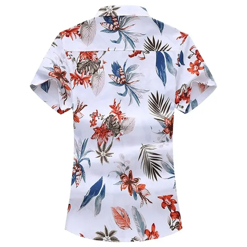 Casual Hawaiian Men Shirt Floral Print Mens Summer Shirts Streetwear Loose Short Sleeve Shirt Mens Tops Luxury Vacation Shirts
Casual Hawaiian Men Shirt Floral Print Mens Summer Shirts Streetwear Loose Short Sleeve Shirt Mens Tops Luxury Vacation Shirts