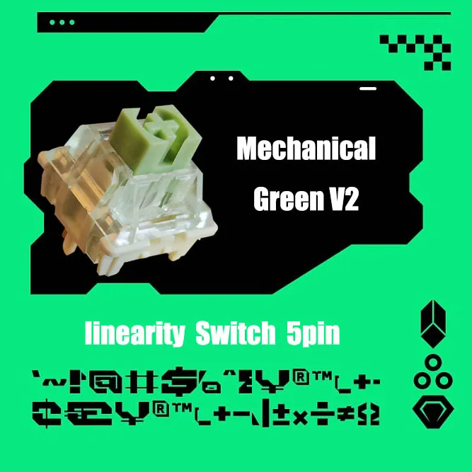 Механический зеленый переключатель Lumia V2, механическая клавиатура, линейные переключатели на заказ, матча, 47 г, 5-контактный GPL205GD0, ручной смазочный переключатель
Механический зеленый переключатель Lumia V2, механическая клавиатура, линейные переключатели на заказ, матча, 47 г, 5-контактный GPL205GD0, ручной смазочный переключатель