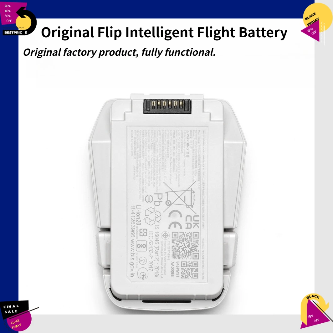 100% Original For DJI Flip Battery Intelligent Flight 3110mAh Battery DJI Flip Original Battery 0-10 Cycle Randomization
100% Original For DJI Flip Battery Intelligent Flight 3110mAh Battery DJI Flip Original Battery 0-10 Cycle Randomization