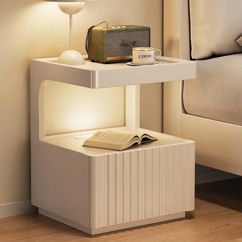 Solid Wood Tle Integrated Bedroom Bedside Er, Storage Cinet
Solid Wood Tle Integrated Bedroom Bedside Er, Storage Cinet