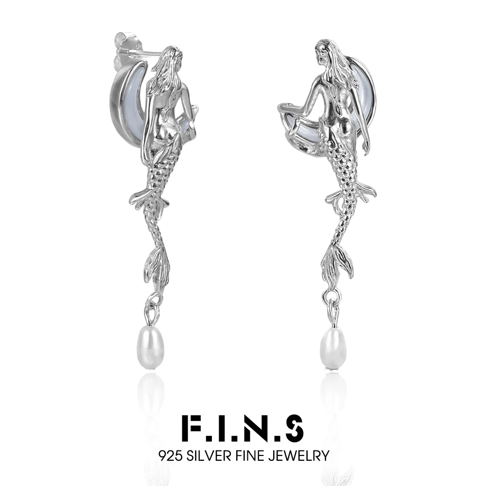 Оригинальные серебряные серьги-гвоздики F.I.N.S с белой ракушкой в стиле русалки, минималистичный дизайн, изысканные серьги-подвески, ювелирные украшения, подарки
Оригинальные серебряные серьги-гвоздики F.I.N.S с белой ракушкой в стиле русалки, минималистичный дизайн, изысканные серьги-подвески, ювелирные украшения, подарки