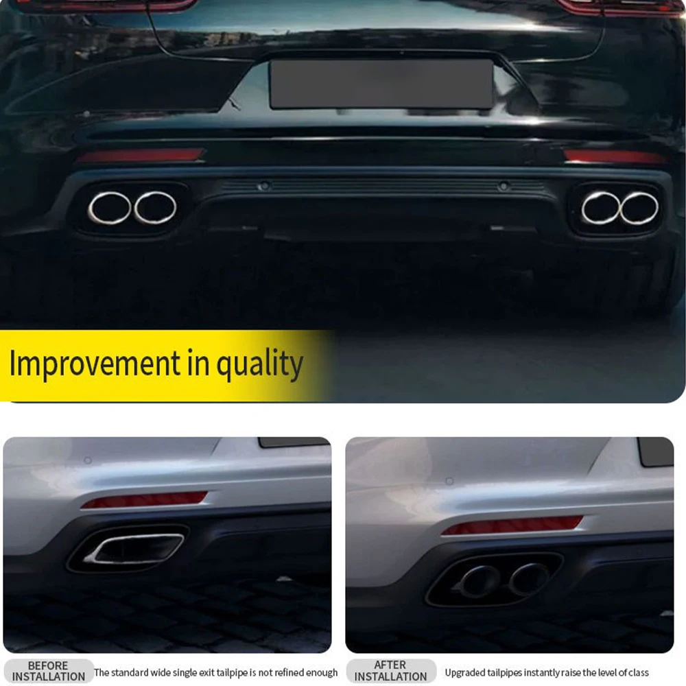 1 Pair Car Accessories Exhaust Pipe For Porsche Panamera 2014 2015 2016 Muffler Tips Black Tailpipe Exhaust System Nozzle
1 Pair Car Accessories Exhaust Pipe For Porsche Panamera 2014 2015 2016 Muffler Tips Black Tailpipe Exhaust System Nozzle