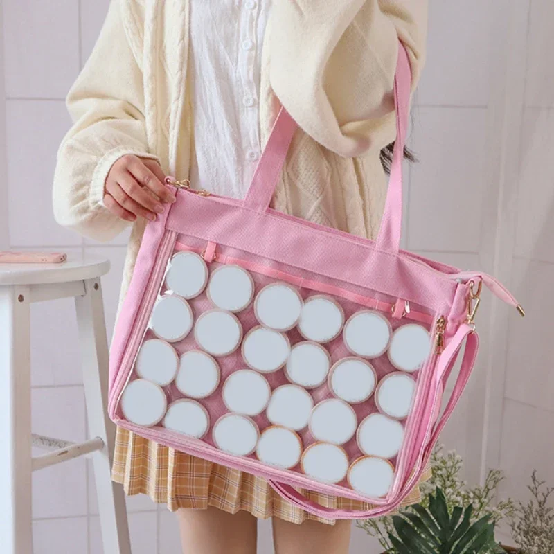Big Ita Bag Black with Insert Japanese Cute Clear Women Double Straps Girls Kawaii Transparent Shoulder Bag Purses and Handbags
Big Ita Bag Black with Insert Japanese Cute Clear Women Double Straps Girls Kawaii Transparent Shoulder Bag Purses and Handbags