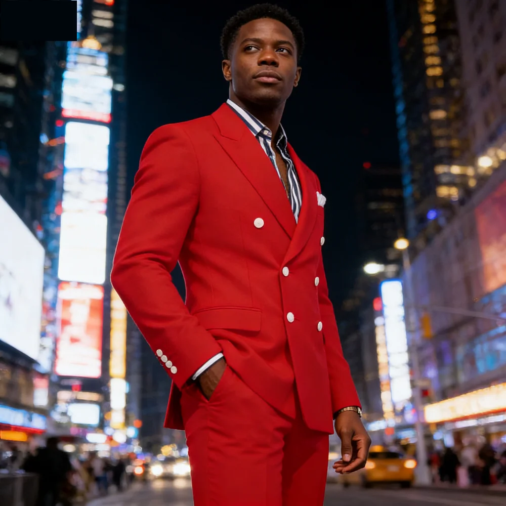 Мужской свадебный смокинг-костюм из 2 предметов: пиджак с острыми лацканами и брюки. Элегантный деловой костюм для жениха и шаферов.
Мужской свадебный смокинг-костюм из 2 предметов: пиджак с острыми лацканами и брюки. Элегантный деловой костюм для жениха и шаферов.