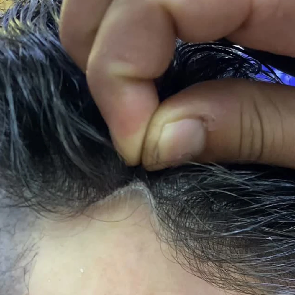 Светло-русые волосы, 80% плотность, невидимая естественная линия роста волос, 0.02 мм, V-образная супертонкая основа, 520 # Мужской парик-накладка Pro Toupee 1B65 серо-коричневый черный
Светло-русые волосы, 80% плотность, невидимая естественная линия роста волос, 0.02 мм, V-образная супертонкая основа, 520 # Мужской парик-накладка Pro Toupee 1B65 серо-коричневый черный