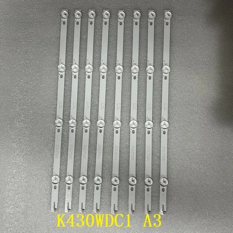 Светодиодная лента подсветки для DS-D5043UQ 43PFF5012/T3 43PFF5012 43PUT6002S K430WDC1 A3 4708-K43WDC-A3113N01
Светодиодная лента подсветки для DS-D5043UQ 43PFF5012/T3 43PFF5012 43PUT6002S K430WDC1 A3 4708-K43WDC-A3113N01