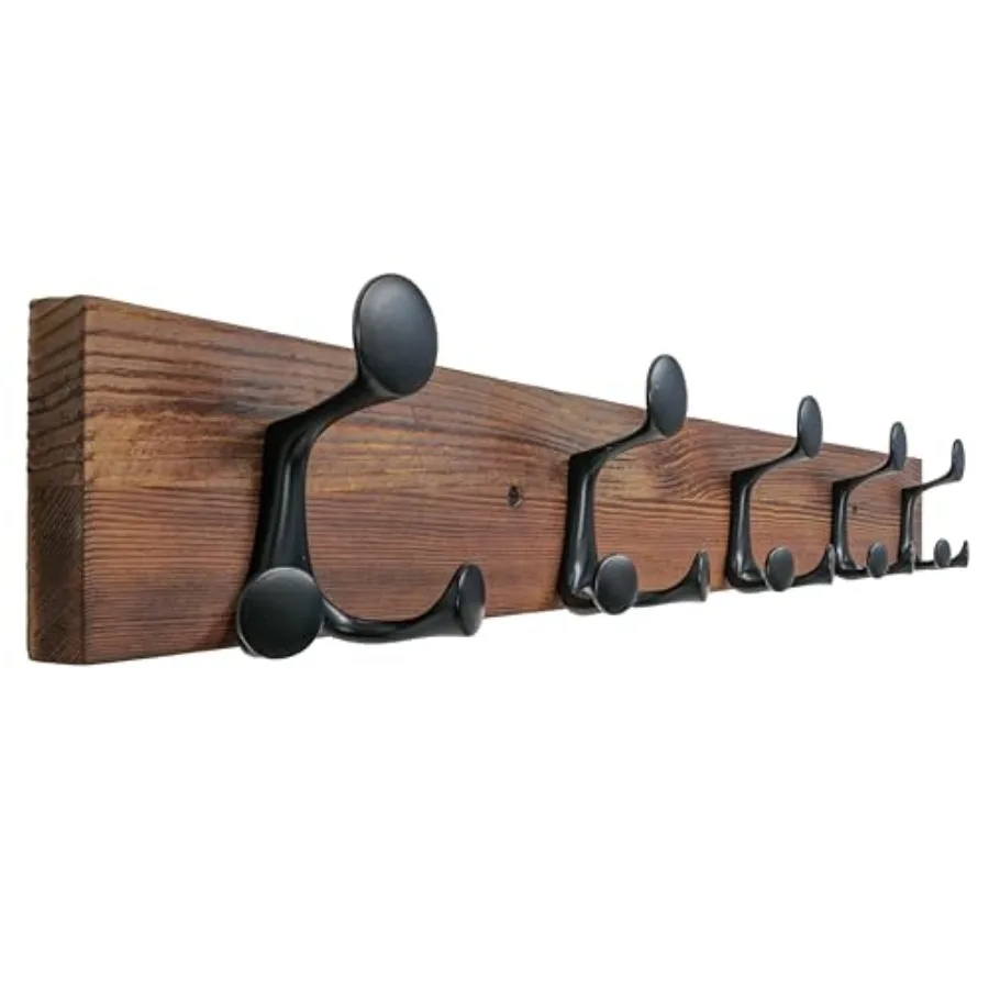 Wood Coat Rack Wall Mount with 5 Triple Hooks - Ideal for Family Entrances Classrooms and Pet Supplies Storage - Perfect Coat H
Wood Coat Rack Wall Mount with 5 Triple Hooks - Ideal for Family Entrances Classrooms and Pet Supplies Storage - Perfect Coat H